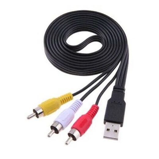 Usb To Rca Cable Usb Male To 3 Rca Male Jack Splitter 1.5m