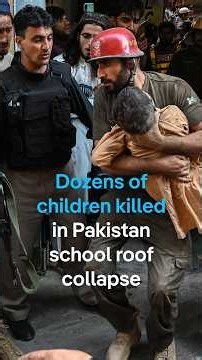 Dozens of children killed in Pakistan school roof collapse | DW News