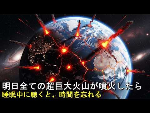 [快眠の科学] 明日、地球上の全超巨大火山が大噴火したらどうなるのか？