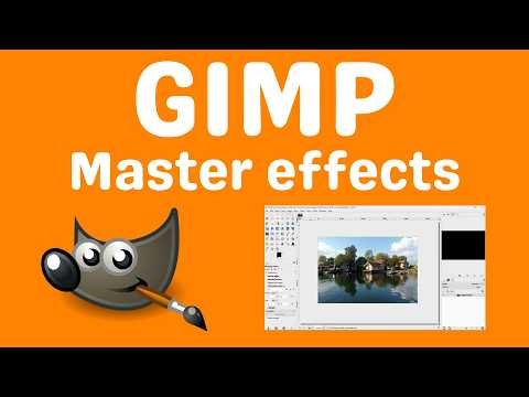 GIMP add effects on layers