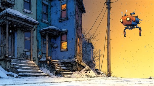 Delivery Drone Diaries: January Episode 2: Cold Without the Lights