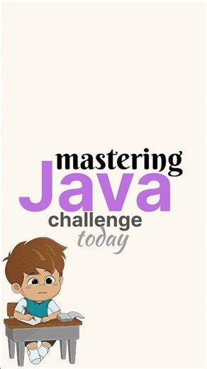 mastering java 30 days challenge#study #engineering #bca #java #kinetictypography #facts