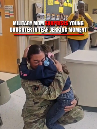 All she wished for is to see her military mom, and moments later, her wish came true. A second grader at a Guilford County school in Greensboro, North Carolina, made a wish using a