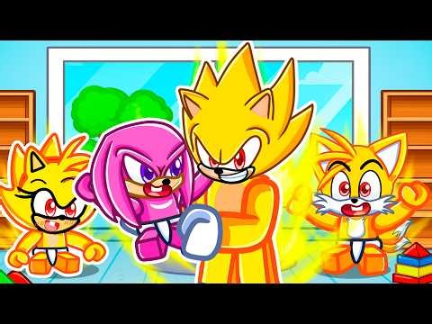 SUPER SONIC Becomes a DAD in Roblox!
