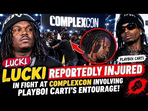 🚨 LUCKI Reportedly Injured in Fight at ComplexCon Involving Playboi Carti’s Entourage!