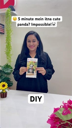 “5 Minute Cute Panda 🐼 DIY | Easy Pipe Cleaner Craft😍| How to Make Cute Panda 🐼 with Pipe Cleaner