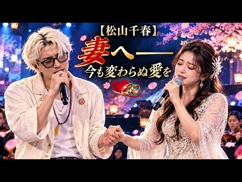 🌸❤️🎤✨【松山千春】「妻へ――今も変わらぬ愛を」😭💍🥀二人で歩いた人生、今も胸に残る永遠の愛と感謝の歌 🎶❤️🌹