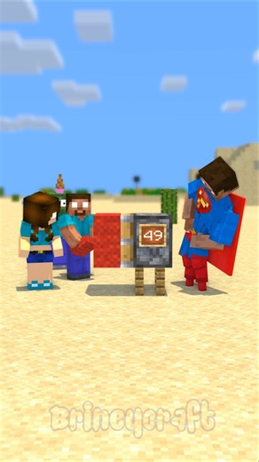 Herobrine Vs Super Steve, Max Level Punching Piston - Minecraft Animation