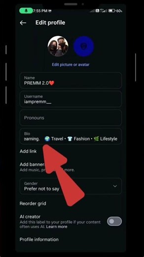 Instagram Ka Bio Kaise Change Kare 2026 | Insta Bio Edit Kaise Kare l #youtubeshorts #short #Insta