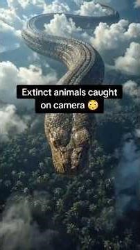 Extinct Animals Caught on Camera! 🎥😰