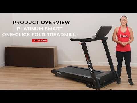 Platinum Smart One-Click Fold Treadmill | How to Use + Features