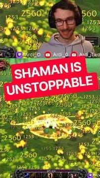 Shaman is unstoppable in Azeroth Survivors #worldofwarcraft #gaming #shorts #fun #wowforever