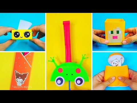 12 Easy Crafts Ideas To Do When You're Bored / Paper Crafts / How To Make / Creative Things