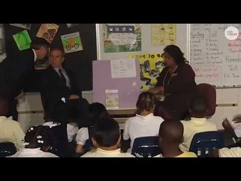 George W. Bush gets told about 9/11 attacks at school reading to kids, archive footage shows