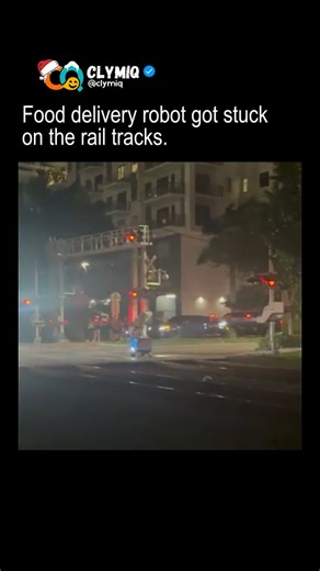 Clymiq on Instagram: "This food delivery drive got stuck in the train tracks and got destroyed badly...oh my shayla Those cute little food-delivery robots are autonomous delivery robots, designed to bring meals and groceries straight to people without a human driver. They move along sidewalks using cameras, sensors, and GPS to safely navigate around pedestrians, pets, and obstacles. Despite their small size, they can carry a decent amount of food, keep it secure inside a locked compartment, and