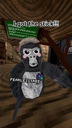 I got the Mod Stick in Gorilla tag!! #gorillatag
