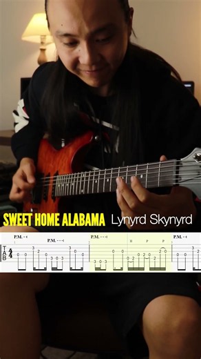 (MiniTAB) Sweet Home Alabama - Lynyrd Skynyrd #guitar #violão #tabs