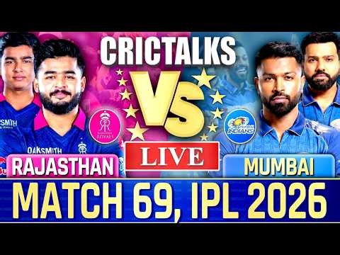 🔴 Live: RR vs MI, IPL 2026, Cricket Live Match Today, Live Cricket Score Commentary - 10 Over