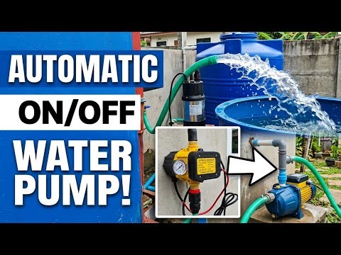 Automatic on /off water Pump | water pump auto on off system | automatic water pump control System.
