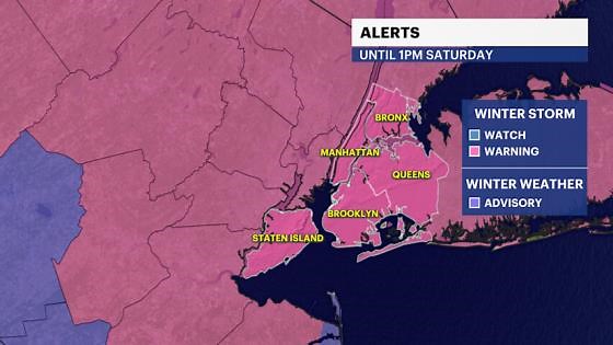 Storm watch: Winter storm wallops Brooklyn with snow