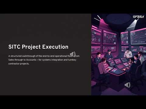 SITC Project Execution: The Complete End-to-End Operational Flow
