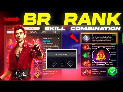 NEW SEASON - BR rank character combination | Best Character character combination in Free Fire