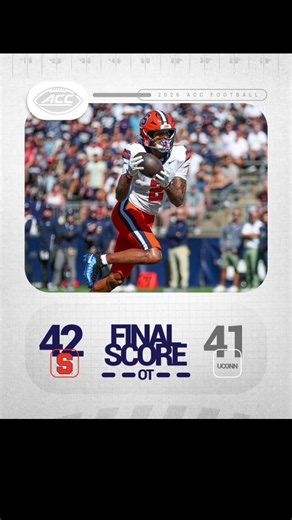 Syracuse versus UConn final score ￼
