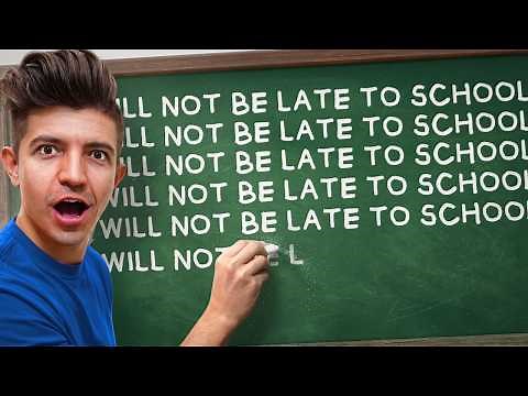I was LATE to Roblox School