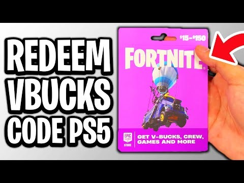 How To Redeem Fortnite Vbucks Code On PS5 - Full Guide