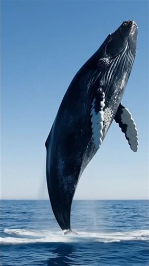 Ocean Giant Explodes from the Sea || Massive Whale Breach Shakes the Ocean #nature #ocean