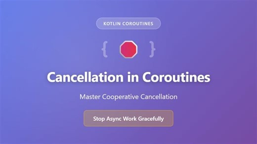 Kotlin Coroutines Cancellation Tutorial | Stop Async Work Gracefully for Beginners | Mohammed Elgazzar