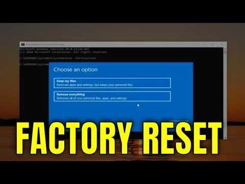 How to Factory Reset Your Windows 11 PC Using Command Prompt