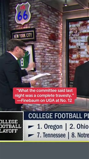 #PaulFinebaum reacts to #Georgia being ranked No. 12 in the latest #CFP rankings 👀 #UGA #cfb #football