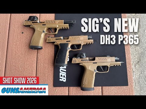 SIG Introduces the NEW DH3 P365 -- SHOT Show 2026