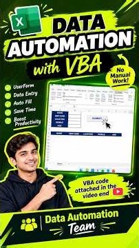 🔥 Excel VBA Data Entry Form with Submit Button | Automatic Data Entry Tutorial + Free VBA Code #vba