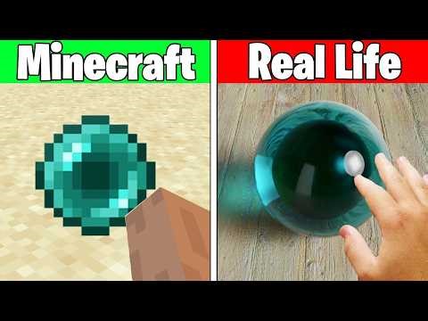 Realistic Fire Simulation vs Minecraft - Real Life Compilation