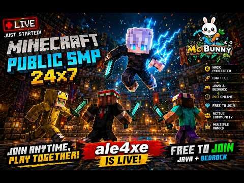 🔴 LIVE Minecraft SMP Survival With Subscribers | OP Base + PvP 😈🔥