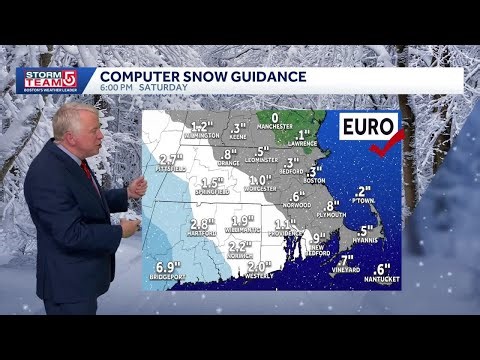Video: Cloudy and cold before late snow on Friday