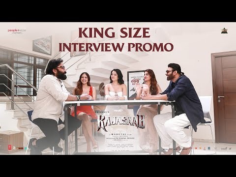 The RajaSaab - King Size Interview Promo | Prabhas | Sandeep Reddy Vanga | JAN 9th, 2026