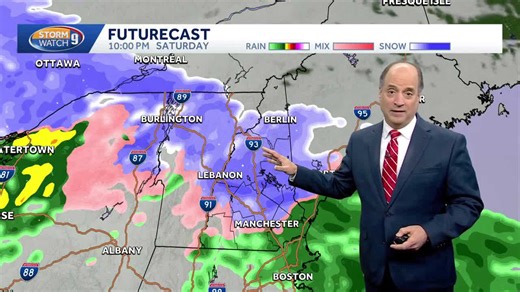 Video: Snow, wintry mix over weekend