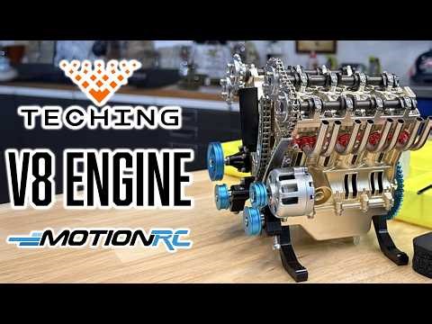 Let’s Build The TECHING DM118 V8 Engine Model Kit | Motion RC