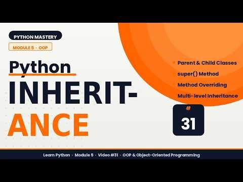 Inheritance in Python Explained | Single & Multiple Inheritance