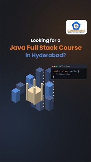 Java Full Stack Course in Hyderabad | Core Java, Spring Boot, React JS | Elearn Infotech