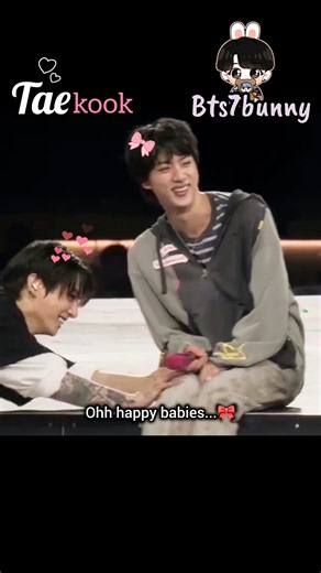 The way baby jk pushing jin and their smile at the end..🤩🎀#v#jungkook#bts#trending#bts7bunny#shorts