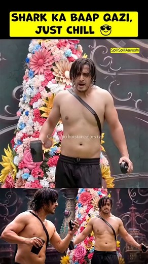 Shark Ka Baap Qazi 😂🔥 | Qazi Touqeer’s FUNNIEST Moment | Bigg Boss 20 #shorts #shortsfeed #viral