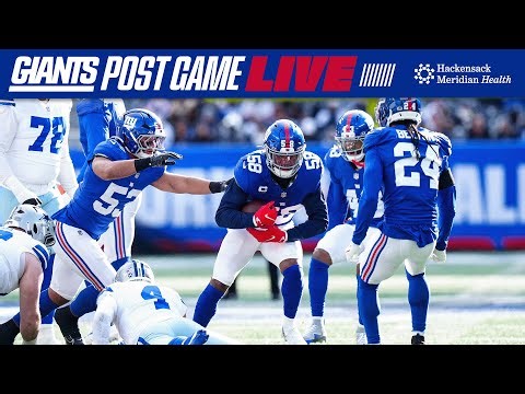 Giants Postgame Live: Giants vs. Cowboys Week 18 | Postgame Recap and Analysis