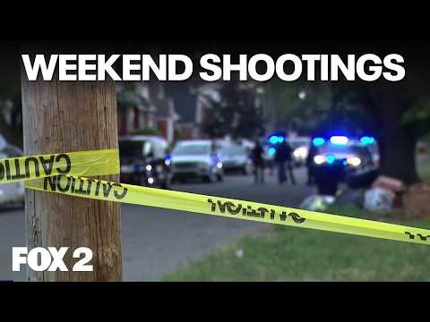 Detroit's violent weekend leaves one dead, several injured in shootings