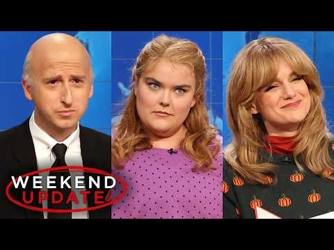 Weekend Update ft. James Austin Johnson and Ashley Padilla - SNL