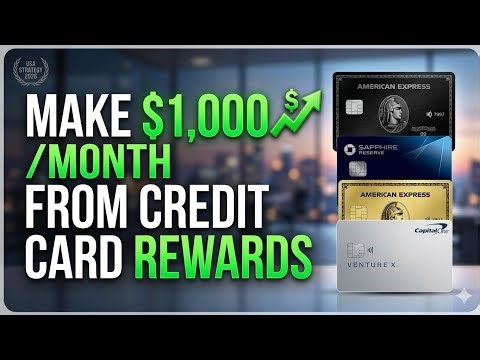 Best Credit Cards 2026: My $1,000/Month Rewards Strategy (Step-by-Step)