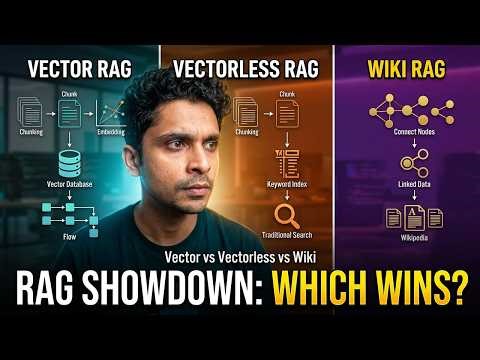 Vector vs Vectorless vs Wiki: Which RAG Actually Works?